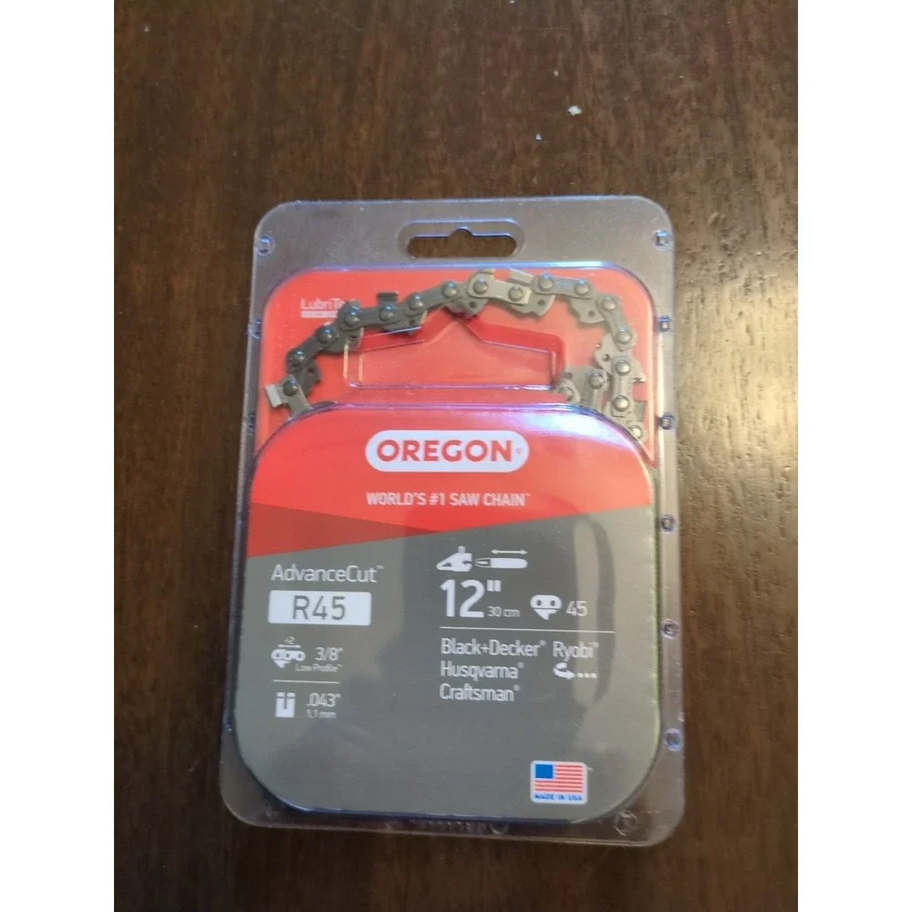 Oregon Advance Cut R45 12-inch (30cm) Saw Chain 45 Links 3/8